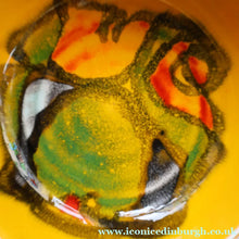 Load image into Gallery viewer, 1960s Yellow POOLE Delphis Shallow Dish or Bowl. Fantastic Abstract Design 
