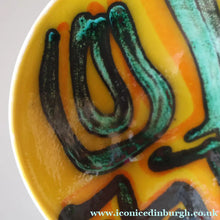Load image into Gallery viewer, 1960s Yellow POOLE Delphis Shallow Dish or Bowl. Fantastic Abstract Design
