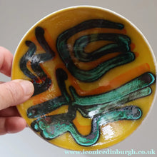 Load image into Gallery viewer, 1960s Yellow POOLE Delphis Shallow Dish or Bowl. Fantastic Abstract Design
