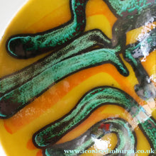 Load image into Gallery viewer, 1960s Yellow POOLE Delphis Shallow Dish or Bowl. Fantastic Abstract Design
