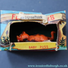 Load image into Gallery viewer, 1961 Vintage Miniature Toy Figurine by Marx. TV Tinykins in Box: The  Flint stones; BABY PUSS
