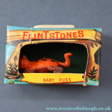 Load image into Gallery viewer, 1961 Vintage Miniature Toy Figurine by Marx. TV Tinykins in Box: The  Flint stones; BABY PUSS
