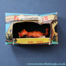 Load image into Gallery viewer, 1961 Vintage Miniature Toy Figurine by Marx. TV Tinykins in Box: The  Flint stones; BABY PUSS
