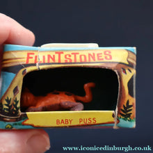 Load image into Gallery viewer, 1961 Vintage Miniature Toy Figurine by Marx. TV Tinykins in Box: The  Flint stones; BABY PUSS
