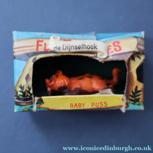 Load image into Gallery viewer, 1961 Vintage Miniature Toy Figurine by Marx. TV Tinykins in Box: The  Flint stones; BABY PUSS
