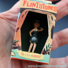 Load image into Gallery viewer, 1961 Vintage Miniature Toy Figurine by Marx. TV Tinykins in Box: The Flintstones; BETTY RUBBLE
