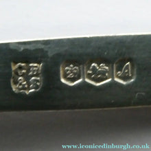 Load image into Gallery viewer, Vintage Lindisfarne CELTIC Design SOLID SILVER Cake Slice by Cooper Brothers &amp; Sons Ltd. Dated 1968
