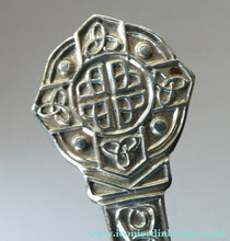 Load image into Gallery viewer, Vintage Lindisfarne CELTIC Design SOLID SILVER Cake Slice by Cooper Brothers &amp; Sons Ltd. Hallmarked 1968
