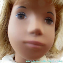 Load image into Gallery viewer, Vintage Sasha Doll Auburn Honey Blonder Hair Original Silk Dress. No. 101 Trendon 

