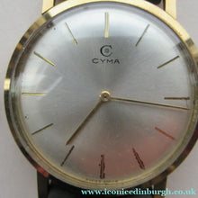 Load image into Gallery viewer, 1970s Vintage 9CT Gold Cyma Manual Wind Wristwatch
