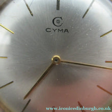 Load image into Gallery viewer, 1970s Vintage 9CT Gold Cyma Manual Wind Wristwatch
