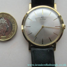 Load image into Gallery viewer, 1970s Vintage 9CT Gold Cyma Manual Wind Wristwatch
