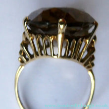 Load image into Gallery viewer, Vintage 9 ct gold ring with Citrine. Size S
