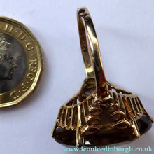 Load image into Gallery viewer, Vintage 9 ct gold ring with Citrine. Size S
