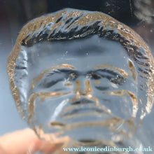 Load image into Gallery viewer, Large 1970s AMERICAN Heavy Clear Glass Tankard Featuring an Image of "Big Daddy", Joe Flanigan. Three Available
