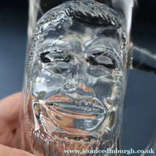 Load image into Gallery viewer, Large 1970s AMERICAN Heavy Clear Glass Tankard Featuring an Image of "Big Daddy", Joe Flanigan. Three Available
