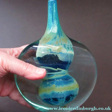 Load image into Gallery viewer, 1970s  Medina Lollipop Vase. 7 inches. Signed
