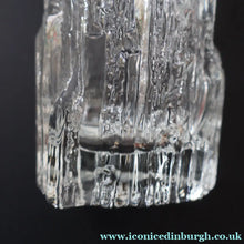 Load image into Gallery viewer, 1970s Avena Clear Glass Vase for Iitala. Designed by Tapio Wirkkala. 9 1/2 inches - Scandinavian Glass
