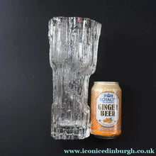 Load image into Gallery viewer, 1970s Avena Clear Glass Vase for Iitala. Designed by Tapio Wirkkala. 9 1/2 inches - Scandinavian Glass

