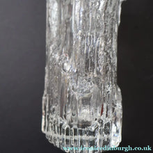 Load image into Gallery viewer, 1970s Avena Clear Glass Vase for Iitala. Designed by Tapio Wirkkala. 9 1/2 inches - Scandinavian Glass
