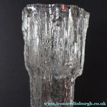 Load image into Gallery viewer, 1970s Avena Clear Glass Vase for Iitala. Designed by Tapio Wirkkala. 9 1/2 inches - Scandinavian Glass
