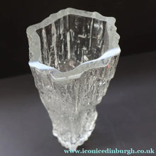 Load image into Gallery viewer, 1970s Avena Clear Glass Vase for Iitala. Designed by Tapio Wirkkala. 9 1/2 inches - Scandinavian Glass
