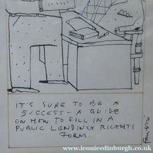 Load image into Gallery viewer, 1970s Cartoon Drawing for Sale by Barry Fantoni for the Listener Magazine
