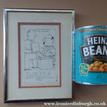 Load image into Gallery viewer, 1970s Cartoon Drawing for Sale by Barry Fantoni for the Listener Magazine
