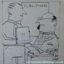 Load image into Gallery viewer, 1970s Cartoon Drawing for Sale by Barry Fantoni for the Listener Magazine
