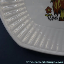 Load image into Gallery viewer, 1970s Beefeater Plate by English Ironstone with image of a Psychedelic Highland Cow
