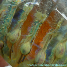 Load image into Gallery viewer, BRITISH ART GLASS. Vintage 1970s Isle of Wight Paperweight. Flame Mark Ponti
