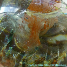 Load image into Gallery viewer, BRITISH ART GLASS. Vintage 1970s Isle of Wight Paperweight. Flame Mark Ponti
