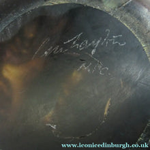 Load image into Gallery viewer, 1980s Iridescent Swirls Paperweight signed Peter Layton British Art Glass
