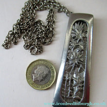 Load image into Gallery viewer, Vintage 1970s Scottish Pewter Ceard Necklace Inverewe
