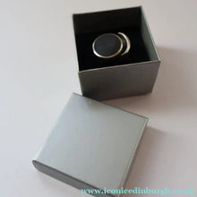 Load image into Gallery viewer, Stylist 1970s Brutalist HALLMARKED Silver Ring by Ralph Weston for Cado Designs. UK Size O
