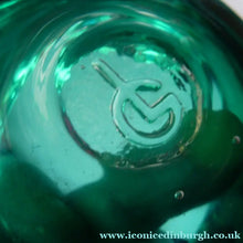 Load image into Gallery viewer, Vintage Cornish Liskeart Green Glass Bowl Jim Dyer
