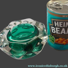 Load image into Gallery viewer, Vintage Cornish Liskeart Green Glass Bowl Jim Dyer
