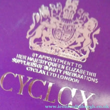 Load image into Gallery viewer, Vintage 1970s CYCLAX Loose Face Powder. Sealed Purple Box. CHAMPAGNE PEACH
