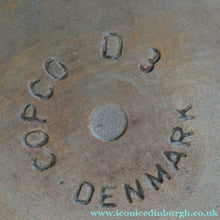 Load image into Gallery viewer, Vintage DANISH Copco D3 Bright Blue Enamel Cast Iron Lidded Casserole Pot
