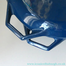 Load image into Gallery viewer, Vintage DANISH Copco D3 Bright Blue Enamel Cast Iron Lidded Casserole Pot
