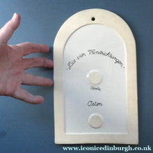 Load image into Gallery viewer,  DANISH Wall Plaque or Chopping Board. Designed by Bjorn Wiinblad for Rosenthal. Title EAST
