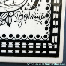 Load image into Gallery viewer,  DANISH Wall Plaque or Chopping Board. Designed by Bjorn Wiinblad for Rosenthal. Title EAST

