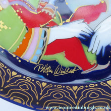 Load image into Gallery viewer, Vintage 1970s ROSENTHAL Decorative Wall Plate by Bjorn Wiinblad. Aladdin and his Lamp Series. No. 12 (XII)
