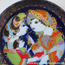 Load image into Gallery viewer, Vintage 1970s ROSENTHAL Decorative Wall Plate by Bjorn Wiinblad. Aladdin and his Lamp Series. No. 12 (XII)
