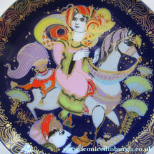 Load image into Gallery viewer, 1970s ROSENTHAL Decorative Wall Plate by Bjorn Wiinblad. Aladdin and his Lamp Series. No. 9 (IX)
