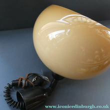 Load image into Gallery viewer, 1970s GUZZINI Era Pendant Hanging RISE and FALL Light Shade with Chrome Cap and Handle
