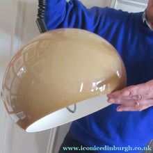 Load image into Gallery viewer, 1970s Guzzini Era Rise and Fall Mushroom Plastic Lamp Shade
