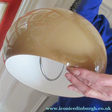Load image into Gallery viewer, 1970s Guzzini Era Rise and Fall Mushroom Plastic Lamp Shade
