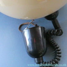 Load image into Gallery viewer, 1970s GUZZINI Era Pendant Hanging RISE and FALL Light Shade with Chrome Cap and Handle
