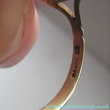 Load image into Gallery viewer, 1970s Scottish 9ct Gold Ring. Ortak Design St Magnus  Cross
